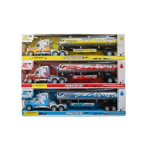 Friction Powered Oil Tank Truck ( Case of 4 )