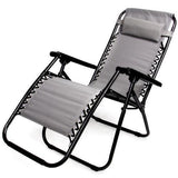 Zero Gravity Folding Lounge Chair, Gray