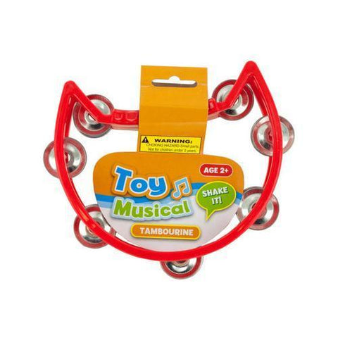 Toy Musical Tambourine ( Case of 24 )