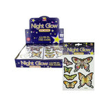 Choice of glow in the dark butterfly stickers ( Case of 24 )