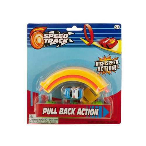 Mini Toy Race Car & Track Set ( Case of 24 )