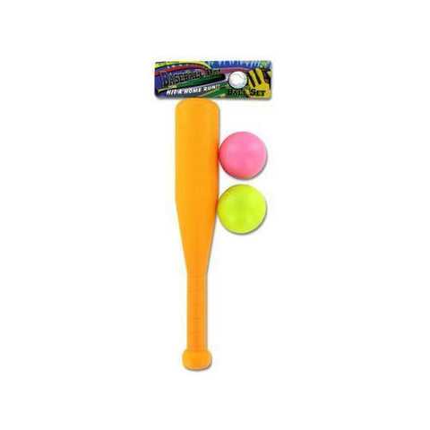 Baseball Bat & Balls Set ( Case of 72 )