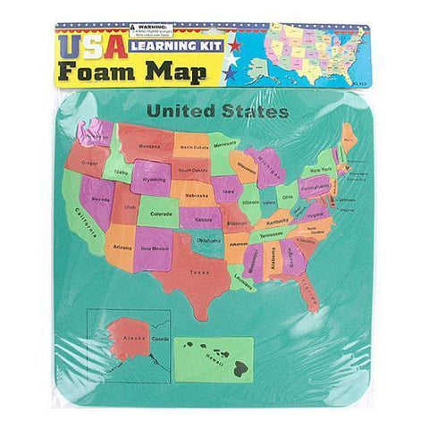 USA Foam Map Set ( Case of 24 )