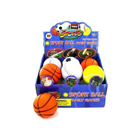 Foam sports balls ( Case of 24 )