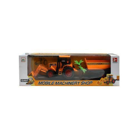 Toy Construction Vehicle with Trailer ( Case of 12 )