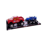 Friction Truck and Trailer with Race Car Set ( Case of 1 )