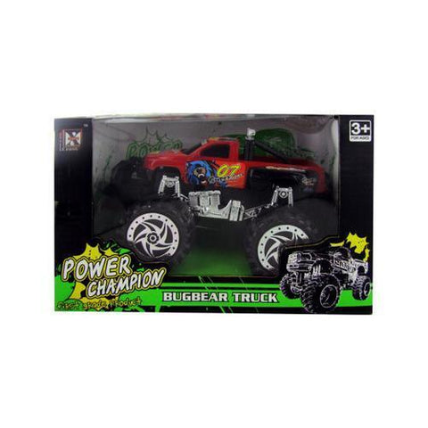 Friction Big Wheel Super Power Pickup Truck ( Case of 12 )