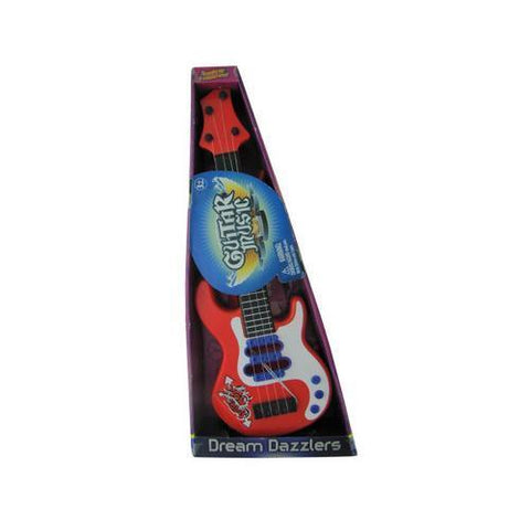 Toy Rock Guitar with Strap ( Case of 4 )