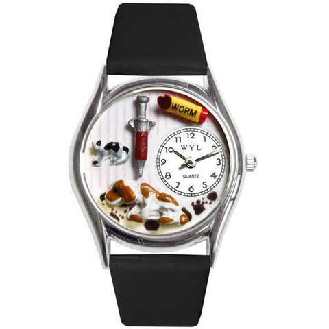 Veterinarian Watch Small Silver Style