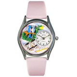 Bird Watching Watch Small Silver Style