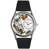 Casino Watch Small Silver Style