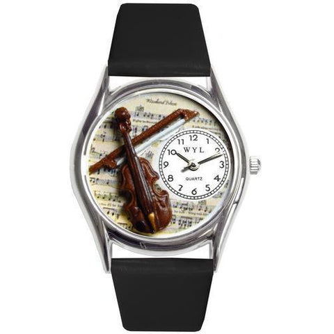 Violin Watch Small Silver Style