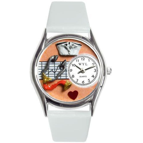 Nurse Orange Watch Small Silver Style