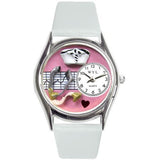 Nurse Pink Watch Small in Silver