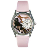 Dog Groomer Watch Small Silver Style