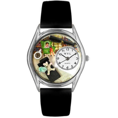 Psychiatrist Watch Small Silver Style