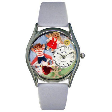 Day Care Teacher Watch Small Silver Style