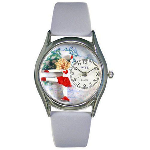 Ice Skating Watch Small Silver Style