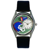 Football Watch Small Silver Style