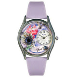 Birthstone Jewelry: April Birthstone Watch Small Silver Style