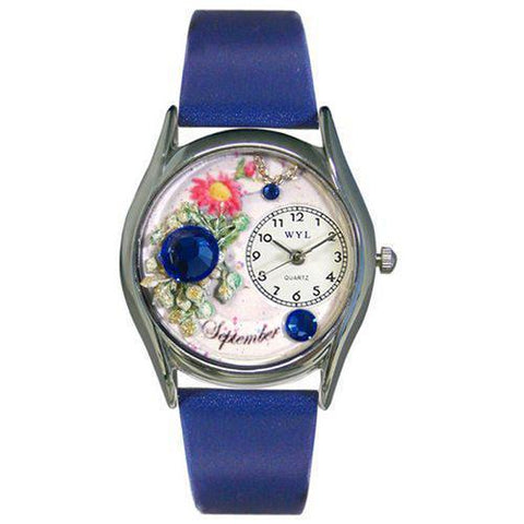 Birthstone Jewelry: September Birthstone Watch Small Silver Style