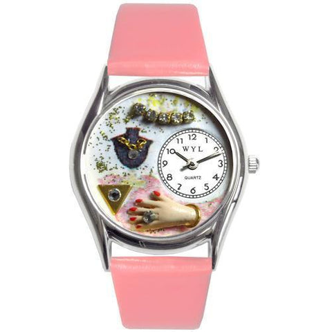 Jewelry Lover Pink Watch Small Silver Style