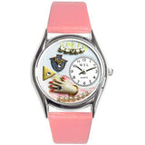 Jewelry Lover Pink Pearls Watch Small Silver Style