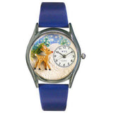 Christmas Reindeer Watch Small Silver Style