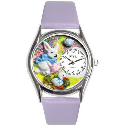 Easter Bunny Watch Small Silver Style