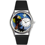 Halloween Flying Witch Watch Small Silver Style