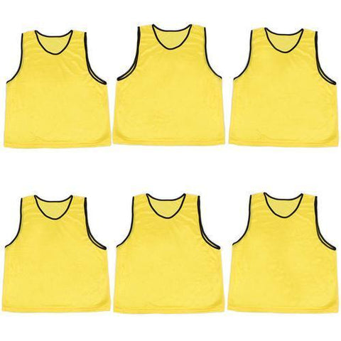 6-pack Adult Scrimmage Pinnies, Yellow