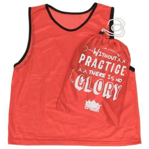 6-pack Adult Scrimmage Pinnies, Red