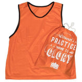 6-pack Adult Scrimmage Pinnies, Orange