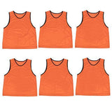 6-pack Adult Scrimmage Pinnies, Orange