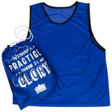 6-pack Adult Scrimmage Pinnies, Dark Blue