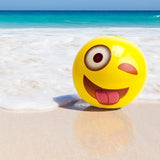 18" Emoji Beach Balls, Pack of 6