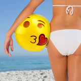 18" Emoji Beach Balls, Pack of 6