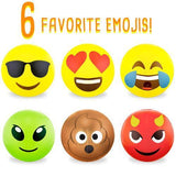 12" Emoji Beach Bums, 12-pack