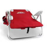 4-Position Folding Beach Chair, Red