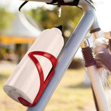 Plastic Bicycle Water Bottle Cage, Red