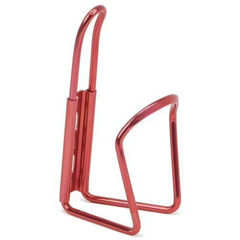 Anodized Aluminum Bicycle Bottle Cage, Red