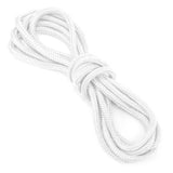 15' Double-Braided Nylon Dockline, White