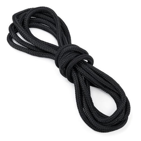 15' Double-Braided Nylon Dockline, Black