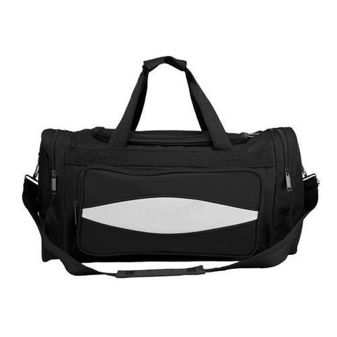 20 Inch Black 600HD Tuff Cloth Canvas Duffel Bag