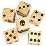 Lawn Bones 3.5" Wood Dice