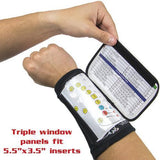 Quarterback Playbook Wristband, 6.5" Large