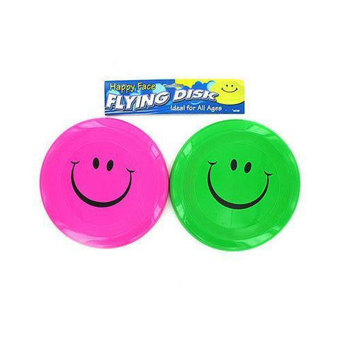 Smiley Face Flying Disk ( Case of 24 )