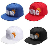 Children Kids Boys Girls King Crown Flat Brimmed Baseball Cap Snapback Hip Hop Hat