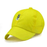 Children Summer Sunscreen Thin Breathable Baseball Cap Embroidered With Kitten Hat