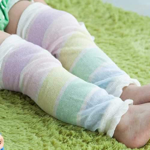 Children Cotton Crawling Knee Protector Breathable Anti-Mosquito Knee